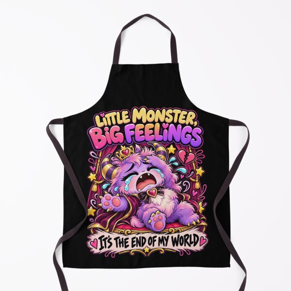 Item preview, LMBF - Dramatic Cute Monster It's the End of My World designed and sold by aventi24.