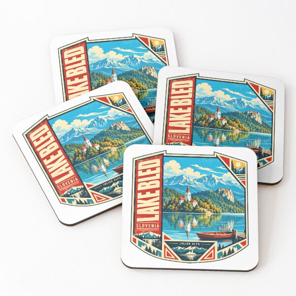 Item preview, Lake Bled Slovenia Julian Alps Travel Destination Vacation Explorer designed and sold by JonesFlora2025.