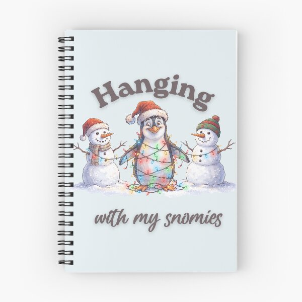 Item preview, Hanging With My Snomies Funny Penguin Art Print designed and sold by made by Golightly x.
