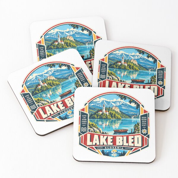 Item preview, Lake Bled Slovenia Travel Destination Alpine Lake Island Church designed and sold by JonesFlora2025.