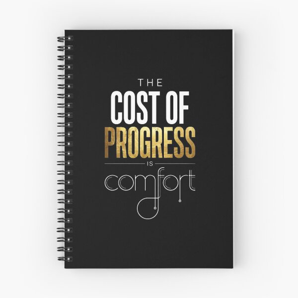 Item preview, Cost Of Progress Is Comfort - Discipline Quote designed and sold by Vibe-Vary.