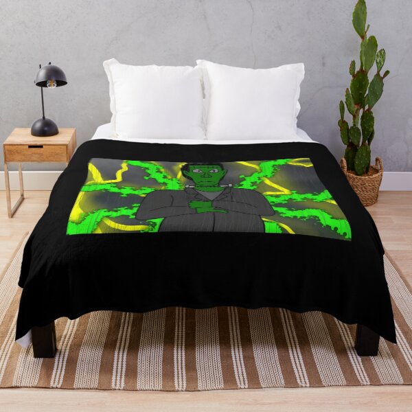 Item preview, Cartoon Frankenstein Monster With Lightning Background designed and sold by fibiiistd.