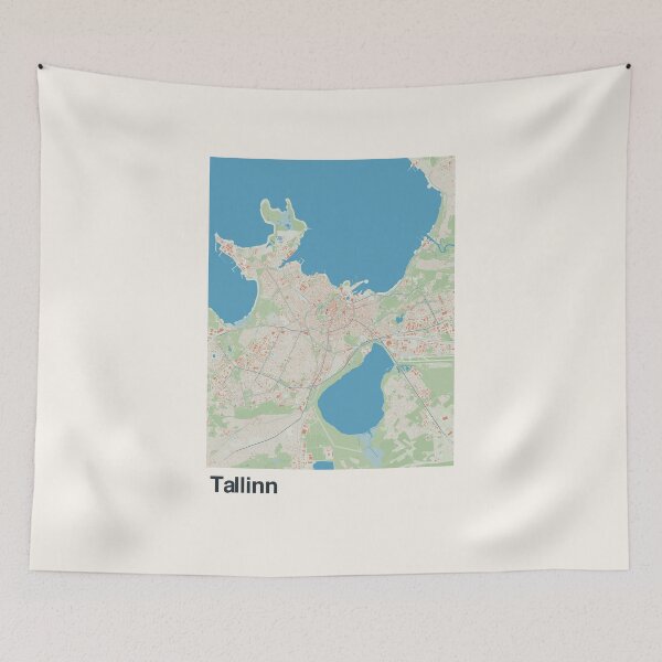 Item preview, Tallinn Minimalistic Map Art designed and sold by MapsNerd.