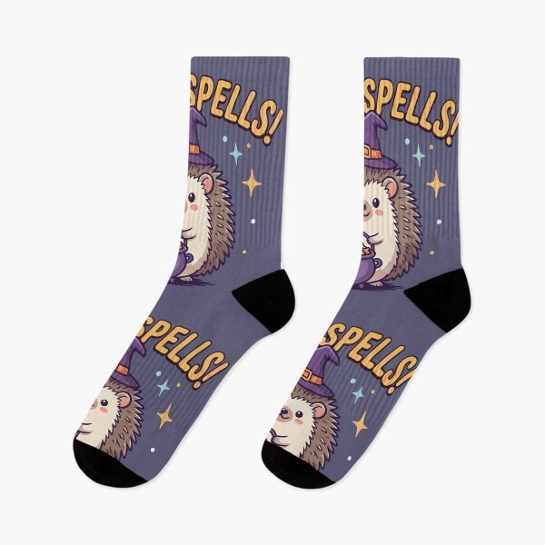 Item preview, Spikey Spells Cute Hedgehog Witch Halloween Magic Art designed and sold by Amir Faysal.