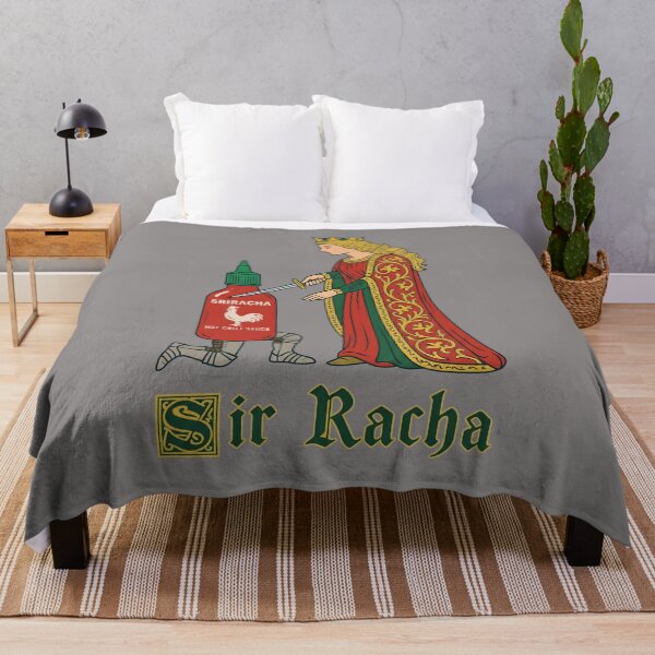 Item preview, Sir Racha Medieval Queen Sriracha Pun T-Shirt-44 designed and sold by posyshinne.