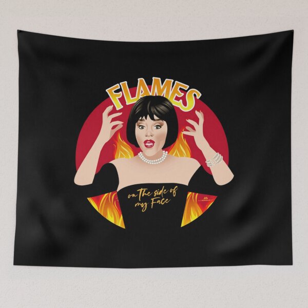 Item preview, Flames On The Side Of My Face Retro Pop Art designed and sold by lcnsdjstrtrystd.