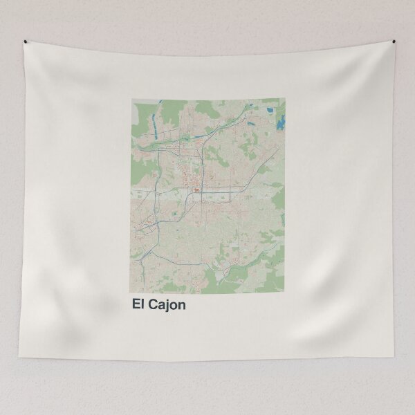 Item preview, El Cajon Minimalistic Map Art designed and sold by MapsNerd.