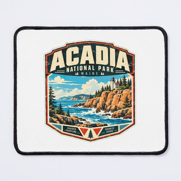 Item preview, Acadia National Park Maine Rugged Coastline Granite Peaks Travel Outdoors Visitor designed and sold by kristyparkStar3.