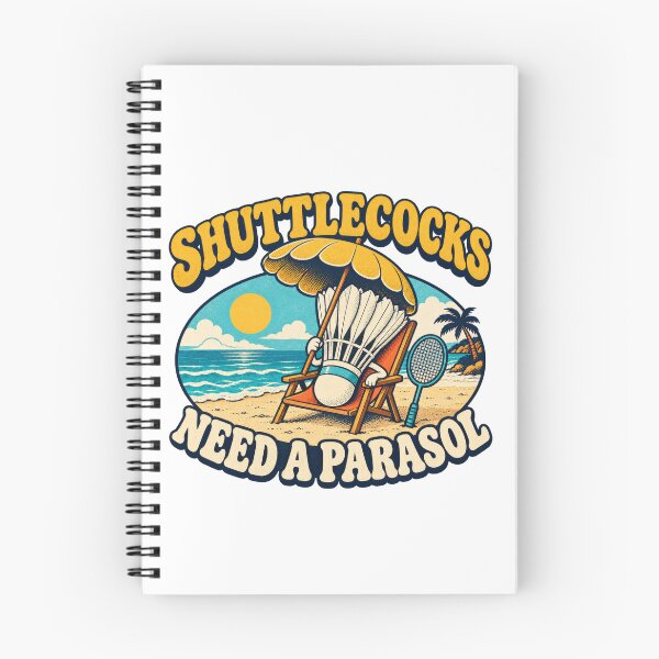 Item preview, Badminton Shuttlecock Resting Beneath a Tiny Parasol designed and sold by Pixdot.