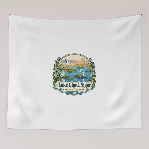 Item preview, Lake Chad Niger Waters Of The Sahel African Travel Geography Explorer designed and sold by Simsimah26Parks.