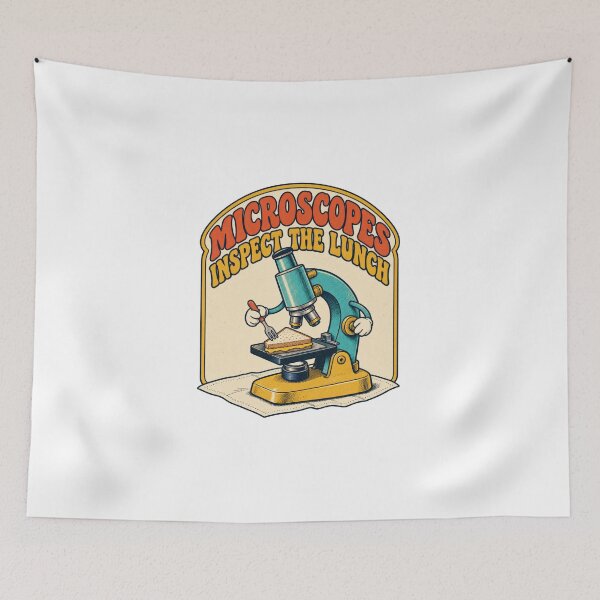 Item preview, Microscope Gives a Sandwich a Thorough Inspection designed and sold by Pixdot.