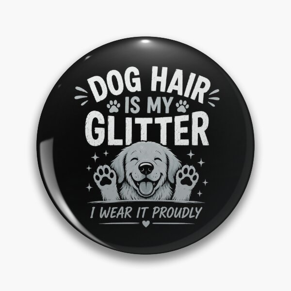 Item preview, Dog Hair Is My Glitter – Funny Dog Lover Gift White designed and sold by CtrlAltLaugh.