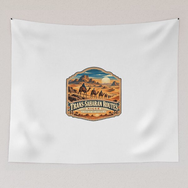 Item preview, Trans-Saharan Routes Niger Paths Of The Ancients African History Sahara Travel Explorer designed and sold by Simsimah26Parks.