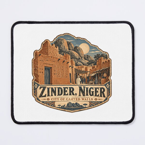 Item preview, Zinder, Niger City Of Carved Walls African Travel Destination designed and sold by Simsimah26Parks.