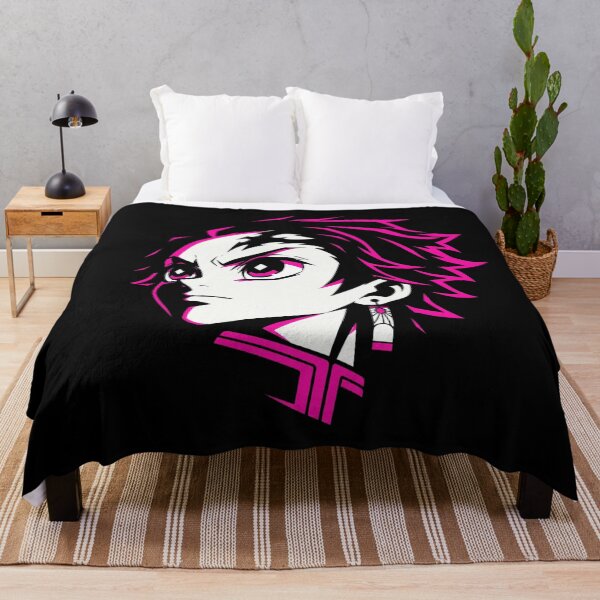 Item preview, Tanjiro Kamado Pink Line Art designed and sold by Dorisiseockett.