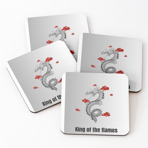 Item preview, King of flames Dragon fire tattoo motivational T-shirt  designed and sold by Khanworld1234.