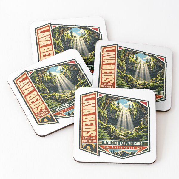 Item preview, Lava Beds National Monument Medicine Lake Volcano California Travel Hiking Souvenir designed and sold by NeedForParks.