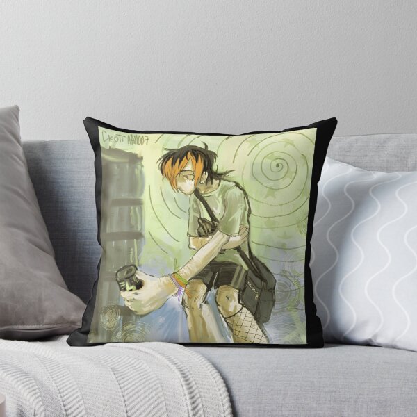 Item preview, Emo Girl with Orange Hair and Fishnet Stockings Digital Art designed and sold by lcnsdjstrtrystd.