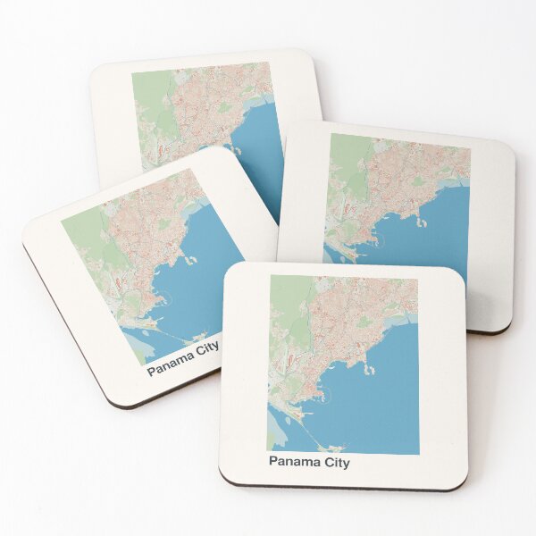 Item preview, Panama City Minimalistic Map Art designed and sold by MapsNerd.