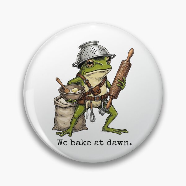 Item preview, We Bake At Dawn Frog designed and sold by LittelElmer.
