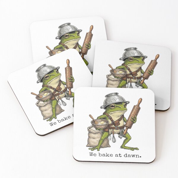 Item preview, We Bake At Dawn Frog designed and sold by LittelElmer.