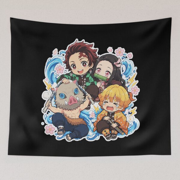 Item preview, Demon Slayer Team Chibi designed and sold by DelihGarcia.