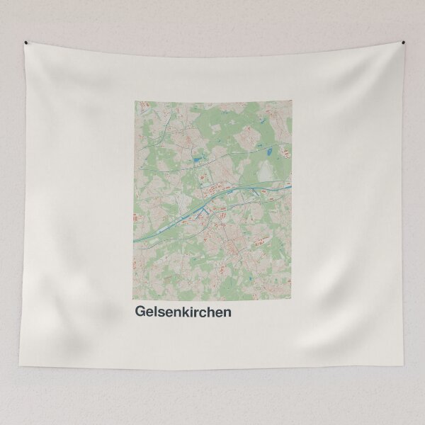 Item preview, Gelsenkirchen Minimalistic Map Art designed and sold by MapsNerd.