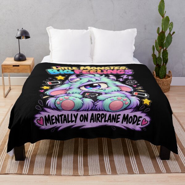 Item preview, LMBF - Sleepy Cyclops Monster Mentally on Airplane Mode designed and sold by aventi24.