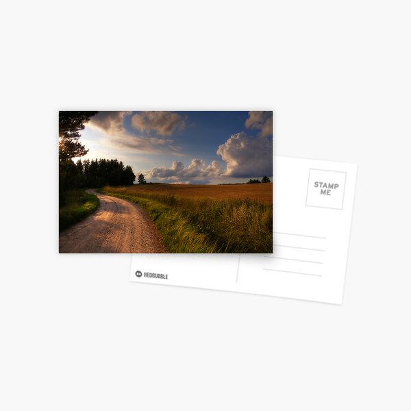 Winding road Postcard