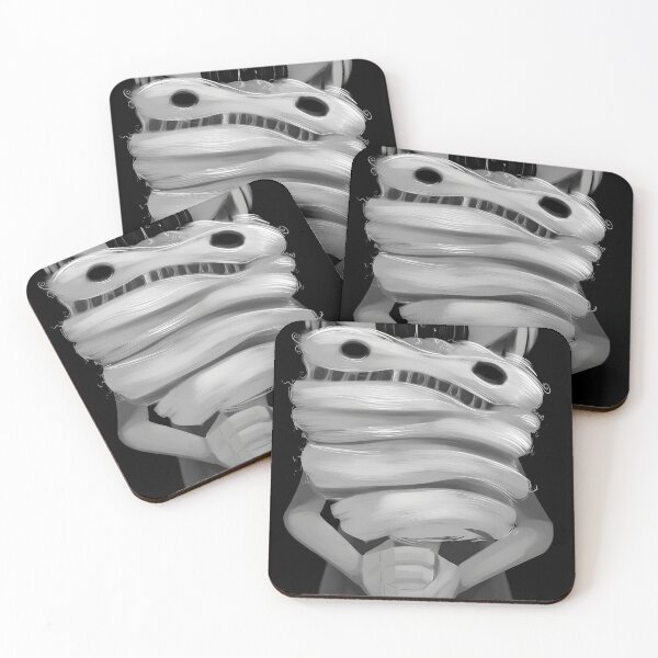 Item preview, Surreal Abstract Creature Art with Wrapped Face designed and sold by lcnsdjstrtrystd.