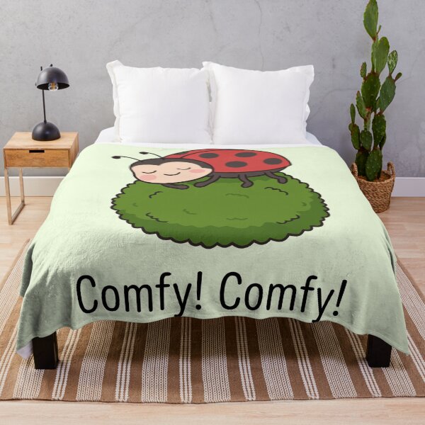 Item preview, Comfy Comfy Cute Ladybug Sleeping On Moss Ball Art designed and sold by Amir Faysal.