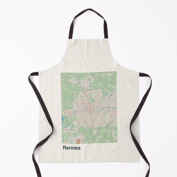 Item preview, Rennes Minimalistic Map Art designed and sold by MapsNerd.