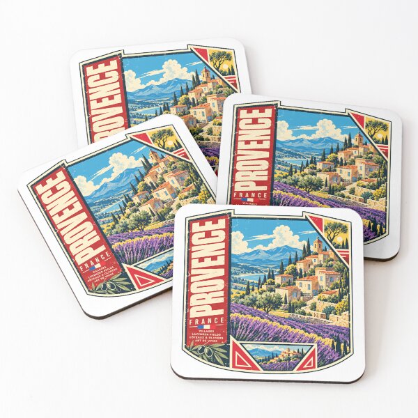 Item preview, Provence France Villages Lavender Fields Côteaux & Oliviers Art De Vivre French Traveler Souvenir designed and sold by JasonStars123.