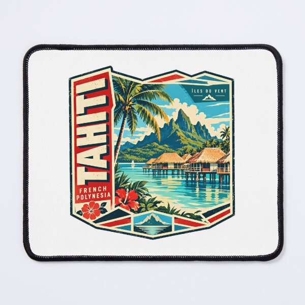 Item preview, Tahiti French Polynesia Îles Du Vent Tropical Island Travel Vacation designed and sold by NeedForParks.