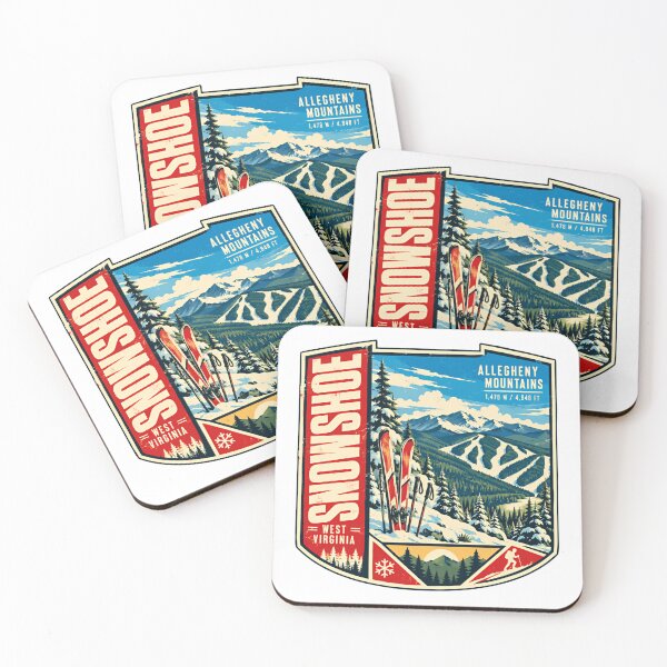 Item preview, Snowshoe West Virginia Allegheny Mountains Ski Snowboard Winter Sports designed and sold by NeedForParks.