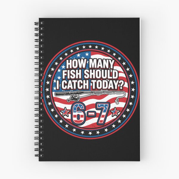 Item preview, How Many Fish Should I Catch Today? 6-7 Fishing Angler Patriotic Fisherman designed and sold by PopStars1993.