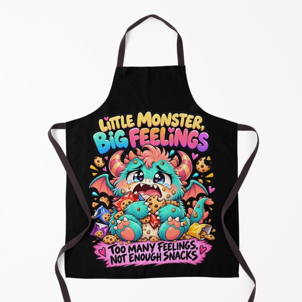 Item preview, LMBF - Cute Snack Monster Too Many Feelings Not Enough Snacks designed and sold by aventi24.