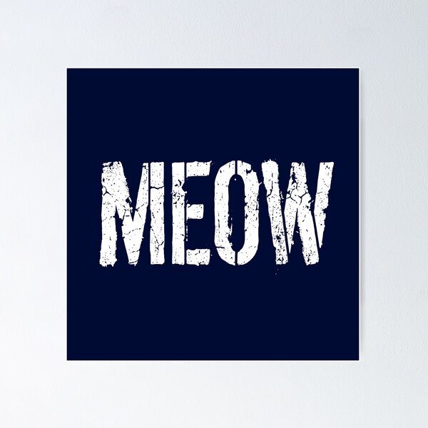 Item preview, Meow Cat Lover Feline Pet Owner designed and sold by SofiBlair.