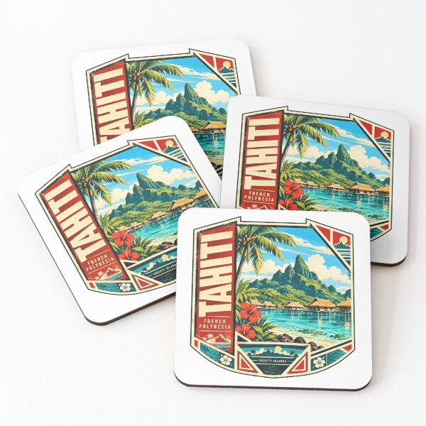 Item preview, Tahiti French Polynesia Society Islands Tropical Vacation Travel designed and sold by NeedForParks.