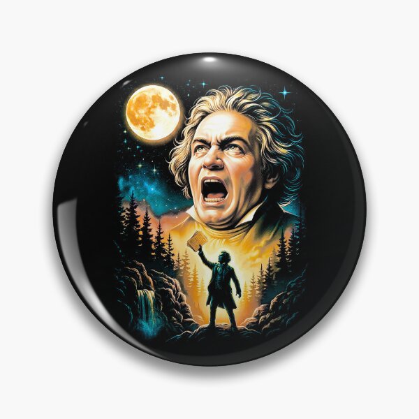 Item preview, Ludwig van Beethoven Howling At The Moon Classical Music designed and sold by GrandeDuc.