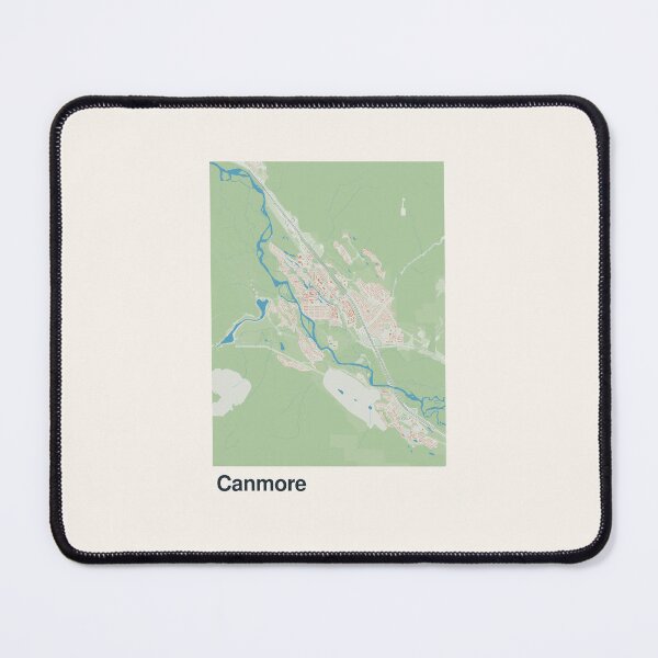 Item preview, Canmore Minimalistic Map Art designed and sold by MapsNerd.