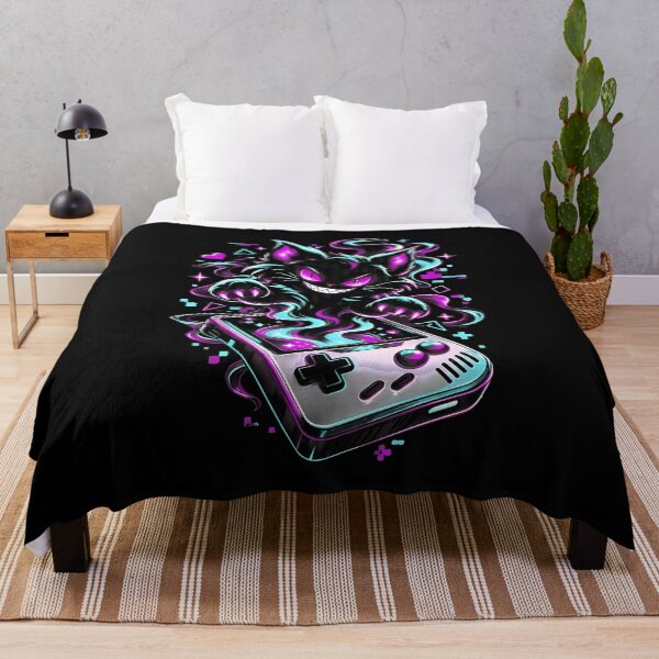 Item preview, Neon Cat Gamer Spirit Retro Handheld Art designed and sold by SoyLamderma.