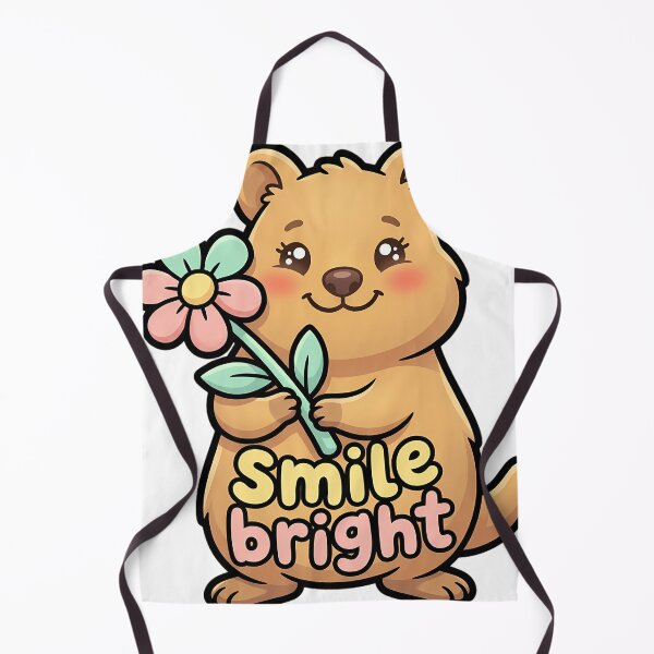 Item preview, Cute Kawaii Quokka Holding a Flower - Smile Bright designed and sold by pumsquare.