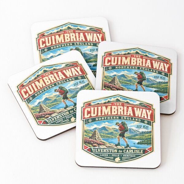 Item preview, The Cumbria Way Northern England Lakes Fells Heritage Hiking Trail Ulverston Carlisle designed and sold by NeedForParks.