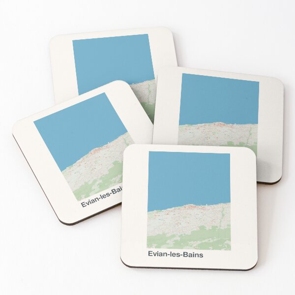 Item preview, Evian-les-Bains Minimalistic Map Art designed and sold by MapsNerd.