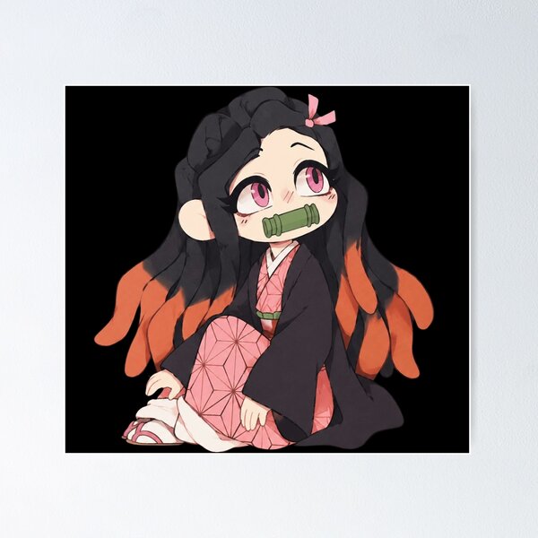 Item preview, Nezuko Kamado Chibi designed and sold by Dorisiseockett.