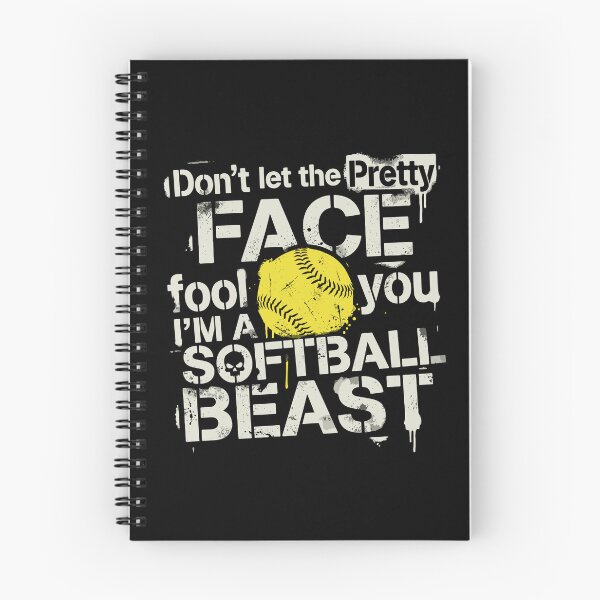 Item preview, Don't Let The Pretty Face Fool You I'm A Softball Beast Player Fan designed and sold by PopStars1993.
