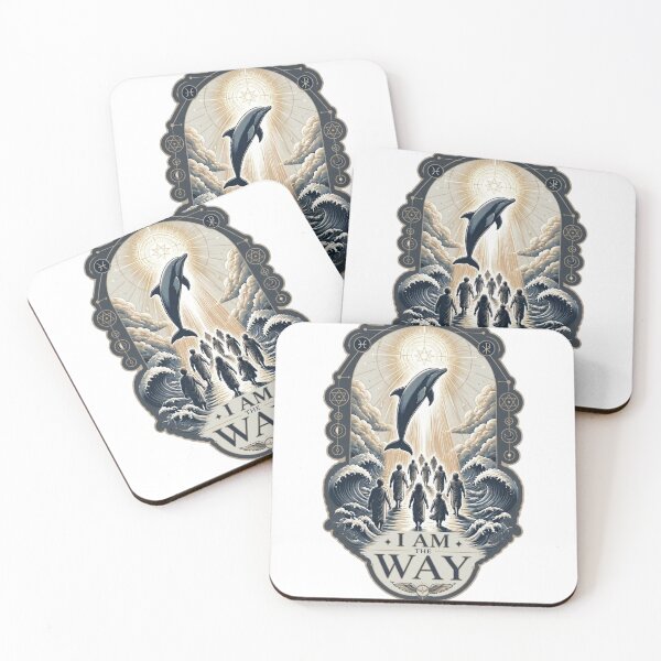 Item preview, Esoteric Dolphin Psychopomp - Sacred Geometry Esoteric Art designed and sold by GRIMDELIGHT.