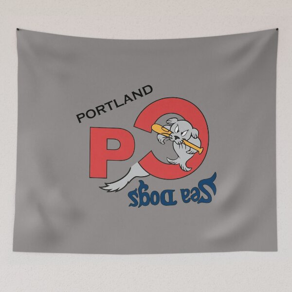 Item preview, Portland Sea Dogs Baseball Team Logo Vintage Style-57 designed and sold by TorbenHeinridd.
