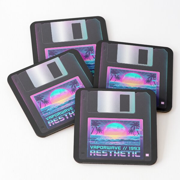 Item preview, Vaporwave 1993 Retro Floppy Disk Aesthetic Design designed and sold by bvdesignart.